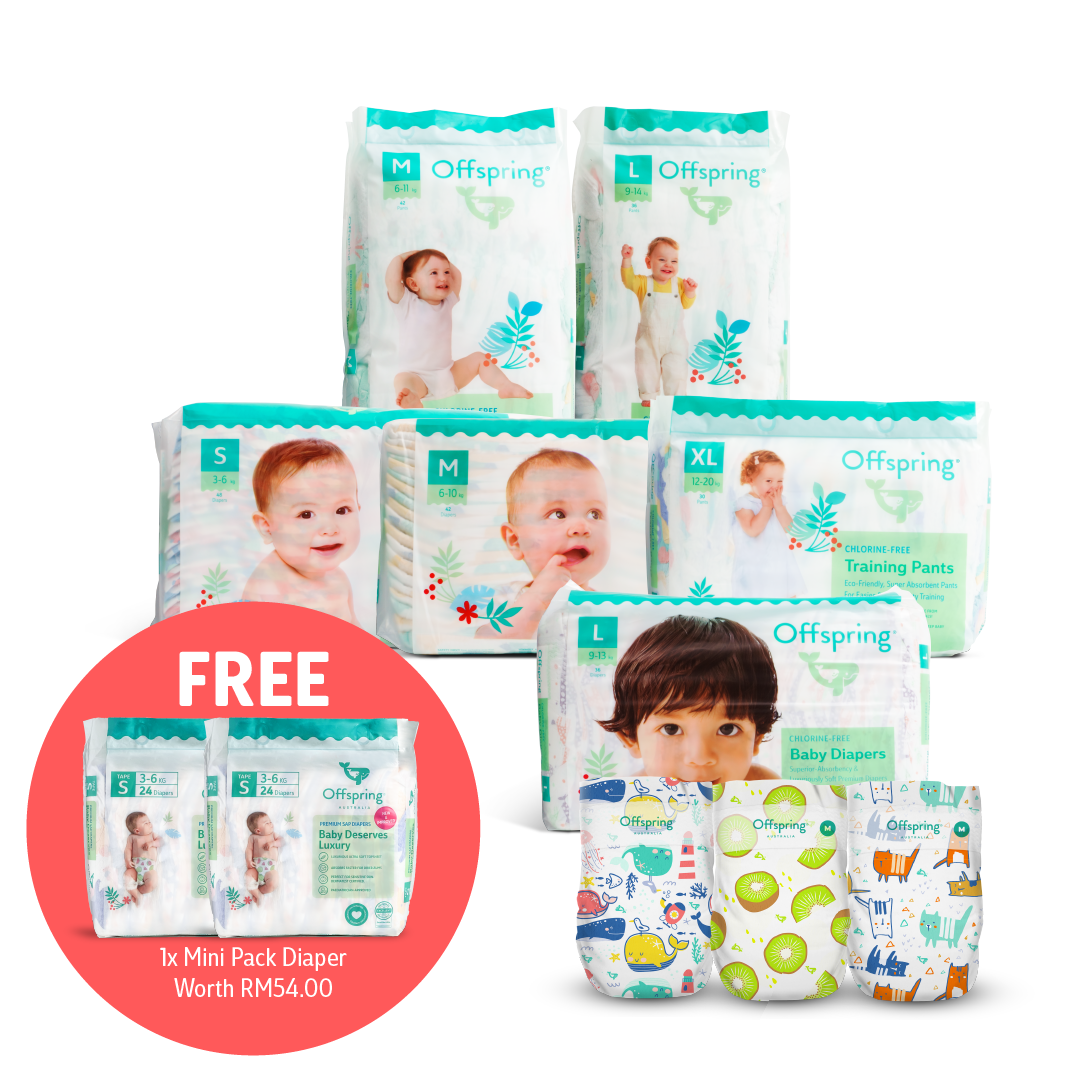 Chlorine-Free Baby Diapers